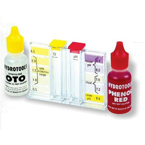 Economy Pool Water Chlorine and pH Level Test Kit (#8410)