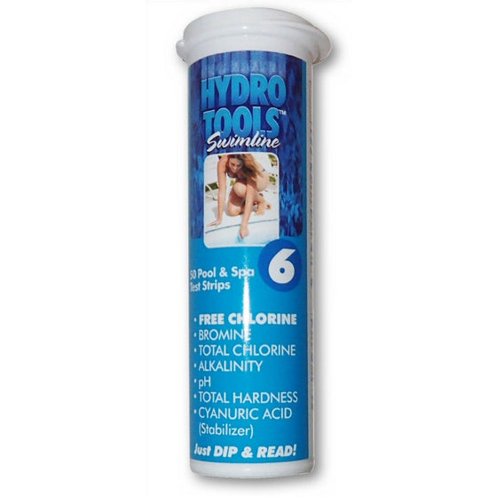 Swimline 6 Way Pool and Spa Test Strips (#8496)