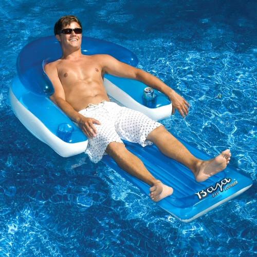 Inflatable Pool Toys Swimline Baha Easy Lounger Inflatable Pool Lounge - Grizzly Supply Co