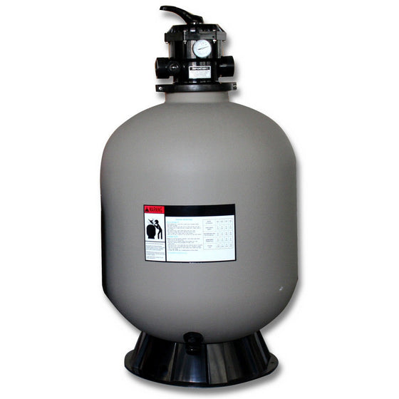 Stand Alone 19" Sand Filter with 6 Way Valve & Base (#71900)
