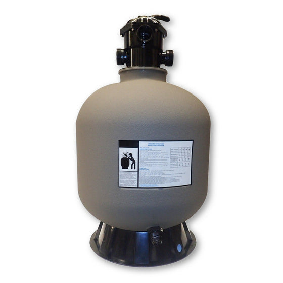 Stand Alone 22" Sand Filter with 6 Way Valve & Base (#72200)