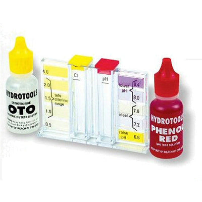 Economy Pool Water Chlorine and pH Level Test Kit (#8410)