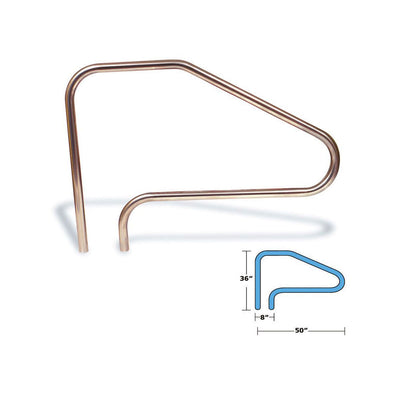 Stainless Steel In-Ground Pool Ladder Handrail (#87910)