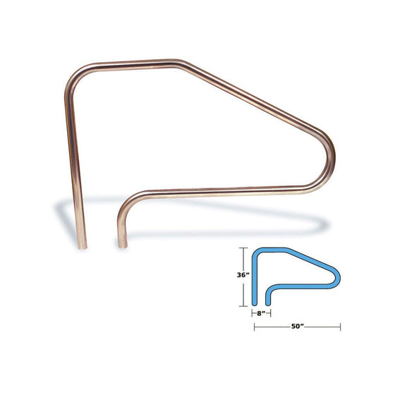 Stainless Steel In-Ground Pool Ladder Handrail (#87910)