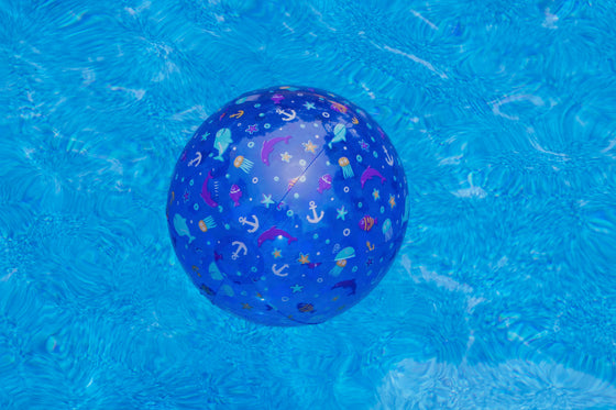 18" Aquatic Marine Themed Printed Beach Ball