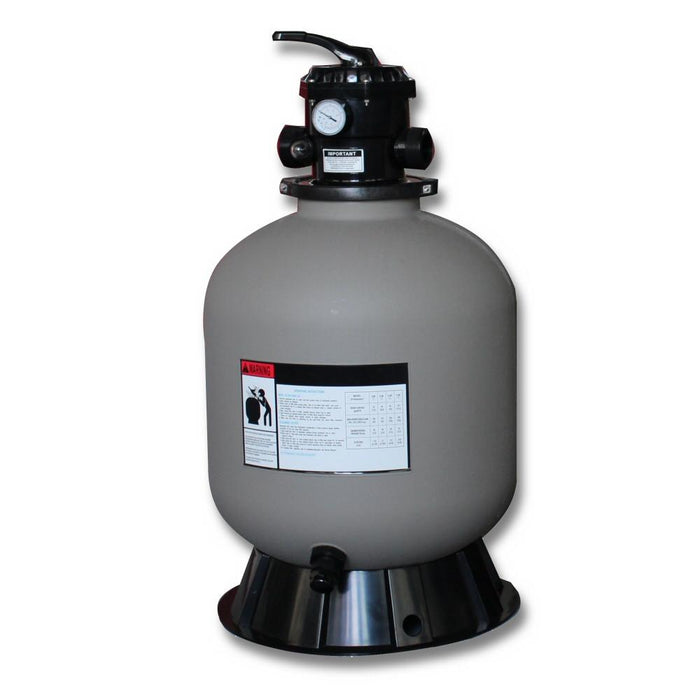 Model 71400 14 Inch Sand Filter Tank with 4 Way Valve and Base