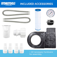 Hydrotools Model 76071 SURE-FLO 70 SQ FT Cartridge Filter System with 0.9 THP Pump