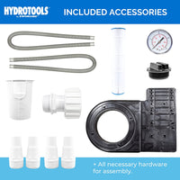 Hydrotools Model 76101 SURE-FLO 100 SQ FT Cartridge Filter System with 1.2 THP Pump