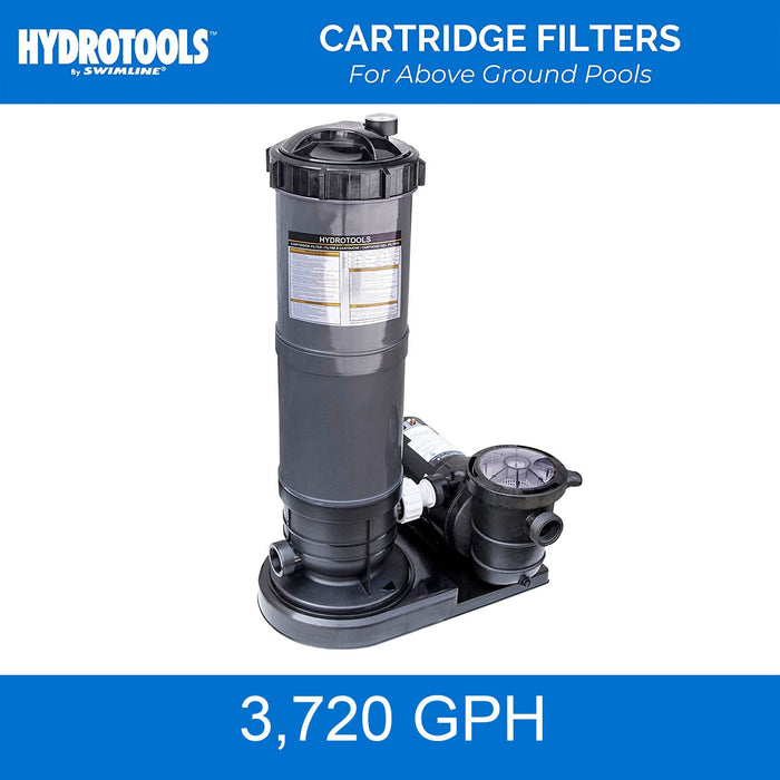 Hydrotools Model 76051 SURE-FLO 50 SQ FT Cartridge Filter System with 0.54 THP Pump