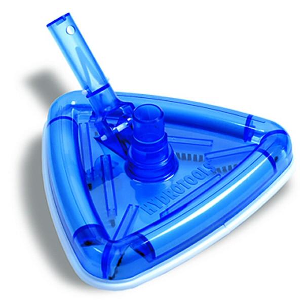 Hydrotools Clear Blue Triangle Weighted Pool Vacuum Head