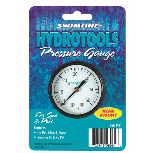 Model 8963 Rear Mount Pressure Gauge 0-60 PSI Range