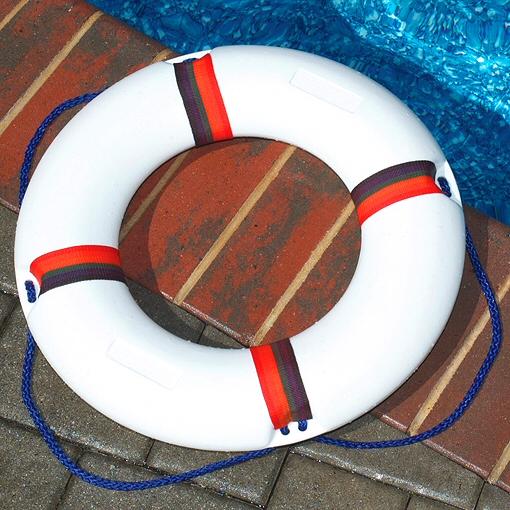 Model 8970 Swimming Pool 22" Diameter Molded Safety Ring Buoy