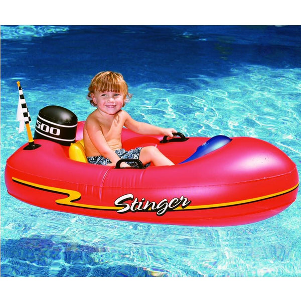 Inflatable Swimming Pool Ride-On Speedboat for Kids