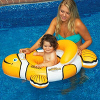 Inflatable Pool Toys Swimline Clownfish Inflatable Pool Baby Seat Float - Grizzly Supply Co