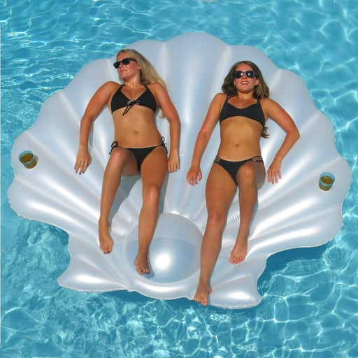 Swimline Seashell Inflatable Pool Island Lounger