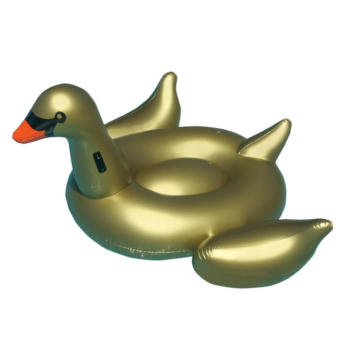 Swimline Giant Golden Goose Inflatable Pool Ride On
