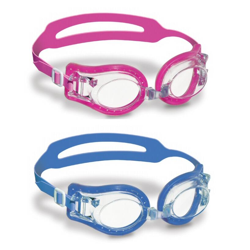 Swimline Caribe Supersoft Jelly Swimming Goggles with Case