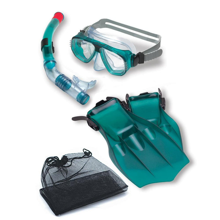 Swimline Piranha Thermotech Snorkeling Set with Mask, Snorkel and Fins