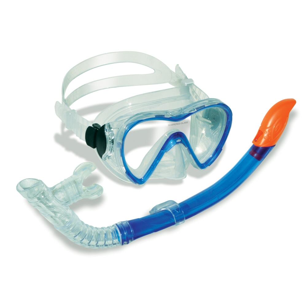 Swimline DiveSite Sea Pro Silicone Adult Full Size Mask and Snorkel Set