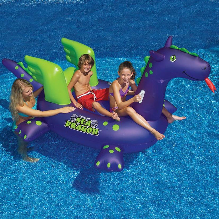 Inflatable Pool Toys Swimline Sea Dragon Ride On - Grizzly Supply Co