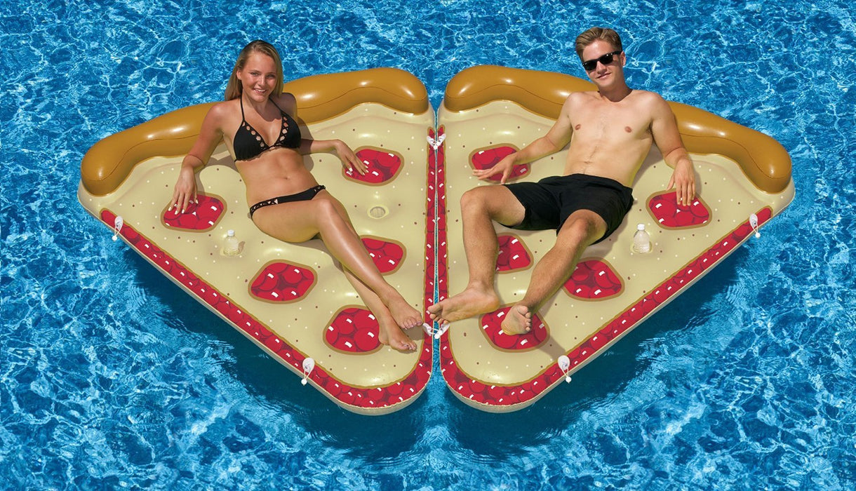 Inflatable Pool Toys Swimline Inflatable Cherry Pie Slice Pool Island - Grizzly Supply Co
