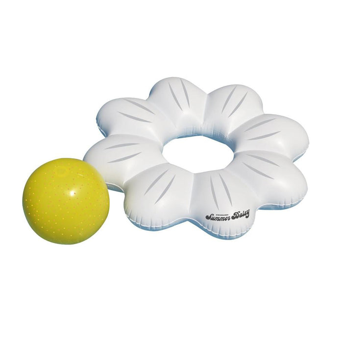 Inflatable Pool Toys Swimline Summer Daisy Inflatable Pool Ring and Beach Ball Set - Grizzly Supply Co