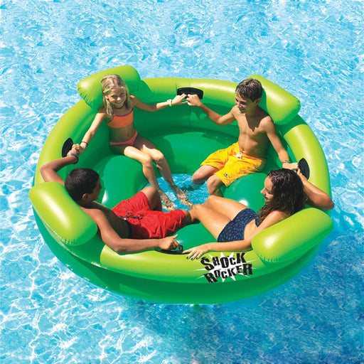 Inflatable Pool Toys Swimline Shock Rocker 4 Seat Pool Island - Grizzly Supply Co